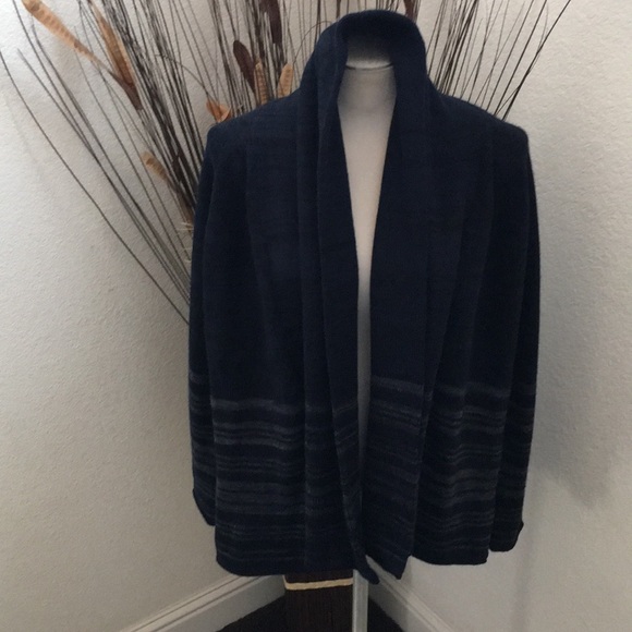 Forever 21 Navy/Grey Oversized Cardigan Sweater - Fits Like Medium - Picture 7 of 7